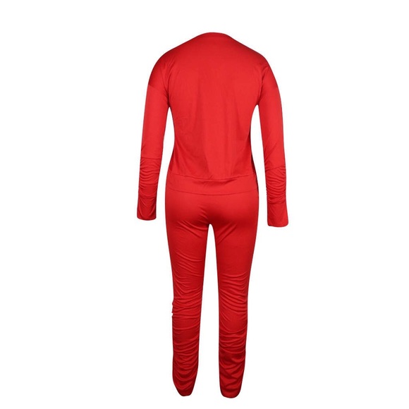 Jogger Set-Red - Picture 2 of 3